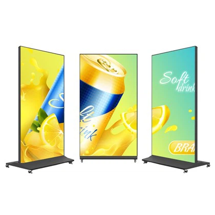 To'liq ekranli raqamli reklama afishasi